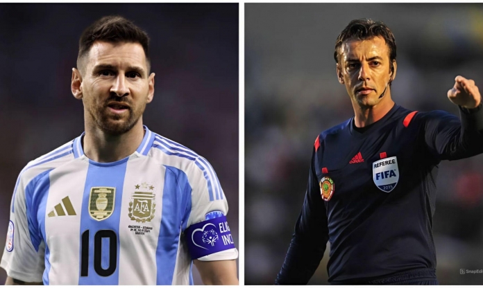 Messi 'lo ngay ngáy' với trọng tài chính chung kết Copa America 2024