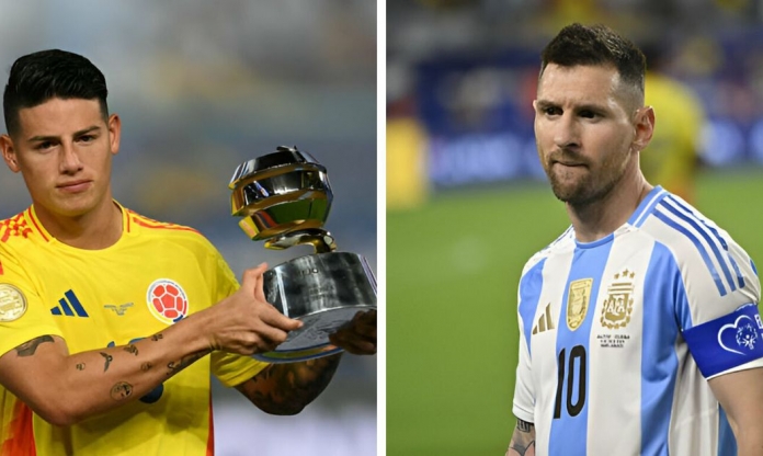 Danh hiệu cá nhân Copa America 2024: Messi vắng bóng, James xứng đáng