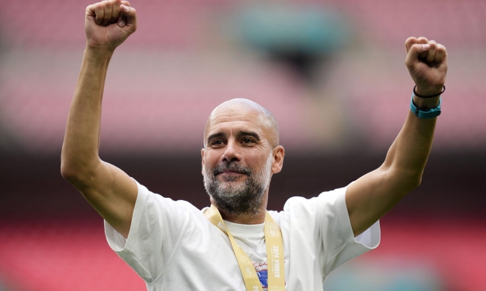 Pep Guardiola 'sảng khoái' sau danh hiệu Siêu cúp Anh