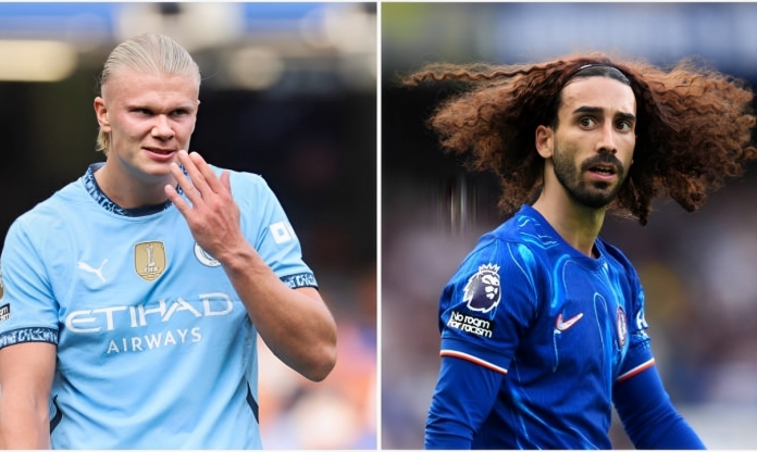 Haaland 'trả đũa' Cucurella, tố đội trưởng Chelsea chơi xấu