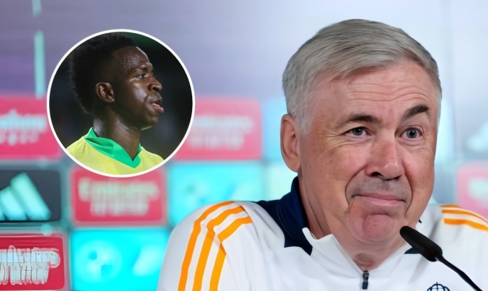 Ancelotti: 'Vinicius đang có phong độ không tốt, nhưng...'