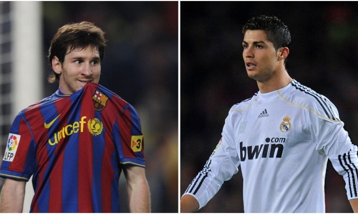 Lần đầu Messi và Ronaldo 'chạm mặt' nhau ở El Clasico