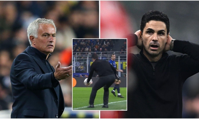 Arteta hóa Mourinho, nhận thẻ vàng 'khó đỡ' vì cứu bóng cho Arsenal