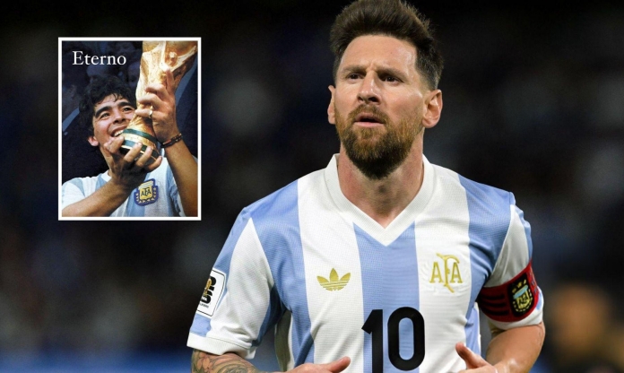 Messi gửi lời tri ân huyền thoại bóng đá Argentina