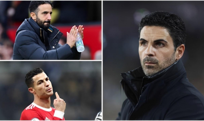 Arteta ca ngợi Amorim, đề cập tới Ronaldo trước thềm đấu MU