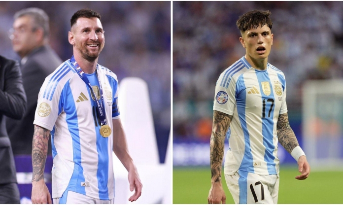 Garnacho ca ngợi Messi, đặt mục tiêu tại World Cup 2026