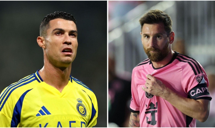 Messi cho Ronaldo 'hít khói' ở một kỷ lục