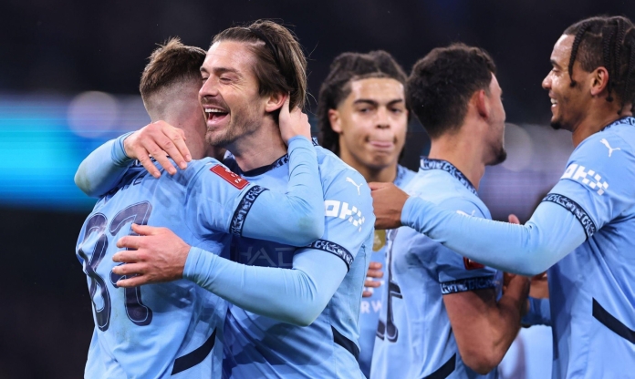 Thắng đậm 8 bàn, Man City dễ dàng đi tiếp tại FA Cup