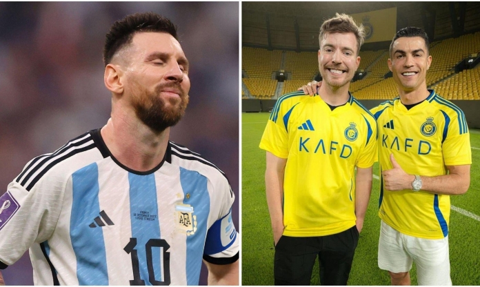 Mr Beast: 'Nhìn Ronaldo thi đấu, tôi đã thay đổi quan điểm về Messi'