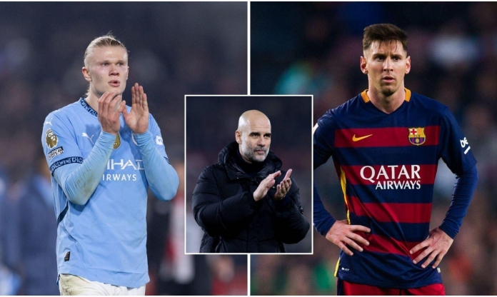 Guardiola chỉ ra điểm tương đồng giữa Haaland và Messi