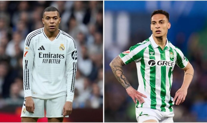 Rõ khả năng Mbappe ra sân đấu Antony cùng Real Betis