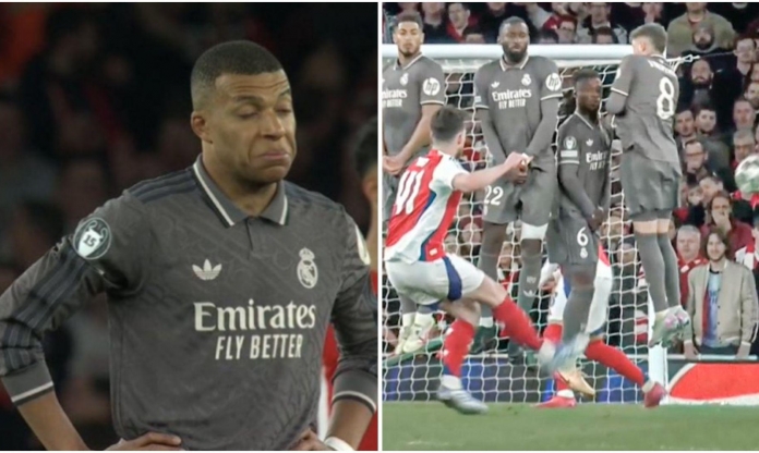 Mbappe 'cạn lời' với siêu phẩm của Rice vào lưới Real