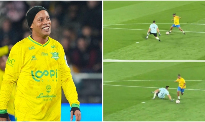 Ronaldinho tái xuất tuyển Brazil, ghi bàn cực chất