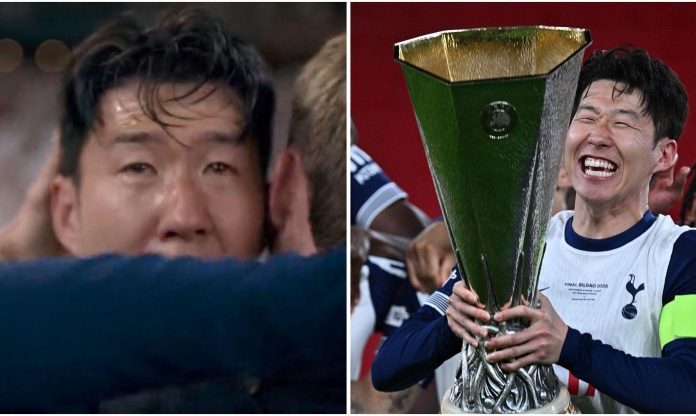 Son Heung-min khóc nức nở ngày vô địch Europa League
