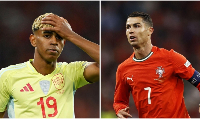 Yamal có cử chỉ không đẹp với Ronaldo
