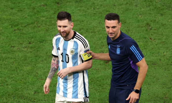 HLV Argentina báo tin không thể vui hơn về Messi