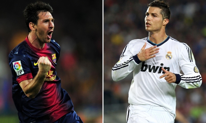 Messi cho Ronaldo 'hít khói' một kỷ lục