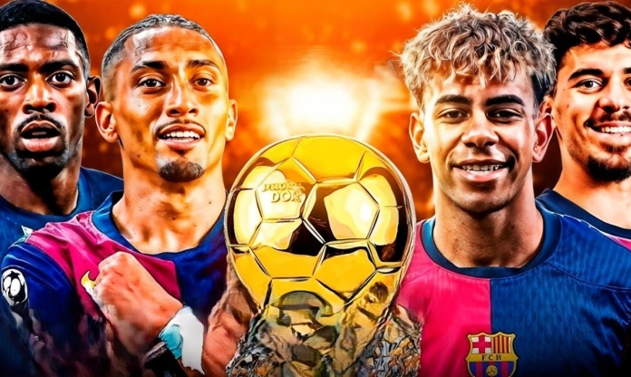 Điểm số top 5 Quả bóng Vàng 2025: Yamal kém top 1 10 điểm