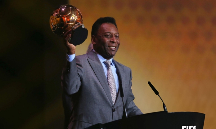 Bất ngờ với số lần Pele giành Quả bóng Vàng