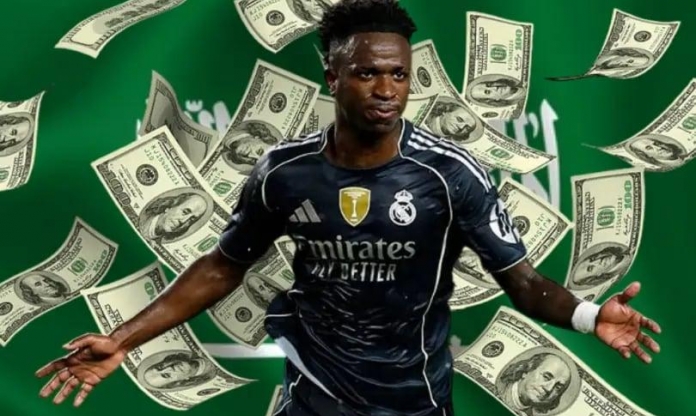 Ả Rập khiến thế giới 'rung chuyển' với đề nghị 1 tỷ Euro cho Vinicius