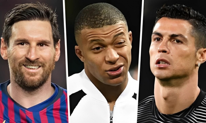 Sánh vai Messi và Ronaldo, Mbappe lập kỷ lục 'độc nhất vô nhị'