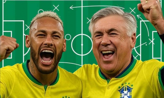 Nóng: HLV Ancelotti chốt tương lai Neymar trên tuyển Brazil