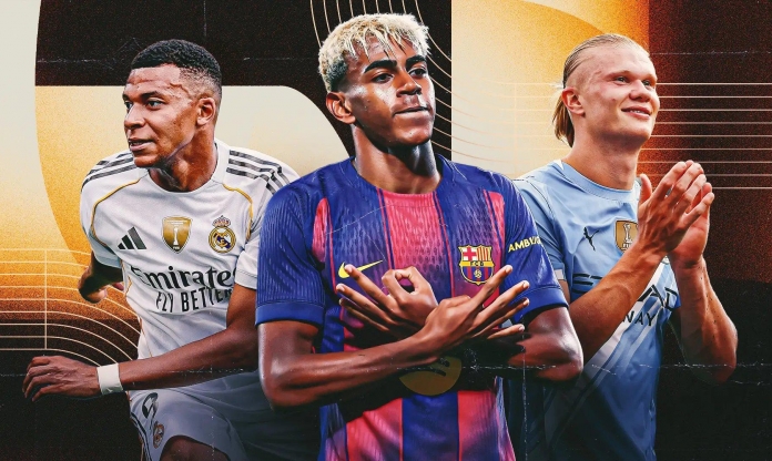 Top 5 Quả bóng Vàng 2026: Mbappe về nhì, top 1 xứng đáng