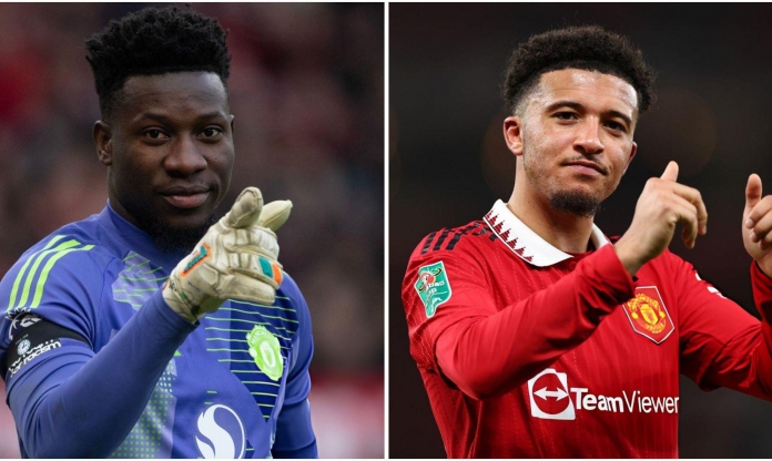 Sancho và Onana gây sốt