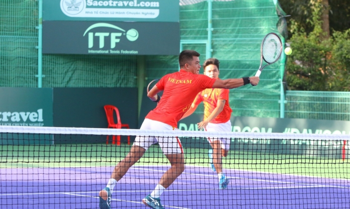 Toàn thắng vòng bảng, quần vợt Việt Nam giành suất playoff nhóm 2 Davis Cup