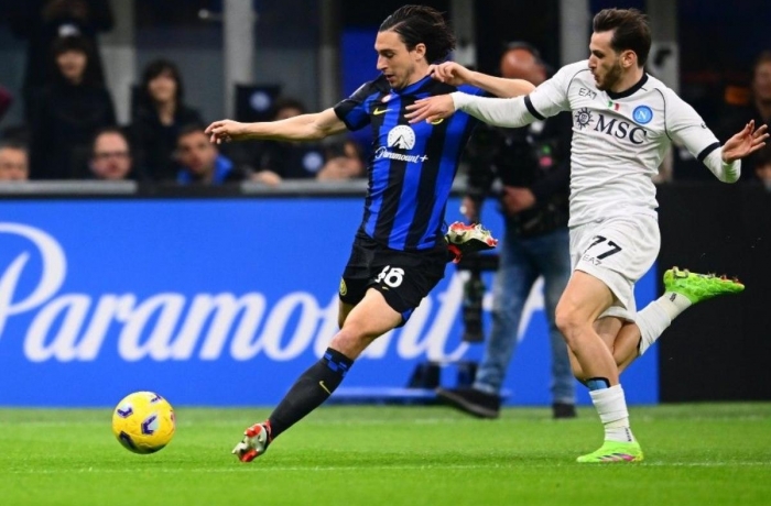 Tạo sức ép nghẹt thở, Inter Milan vẫn nhận đòn đau trước Napoli tại Serie A