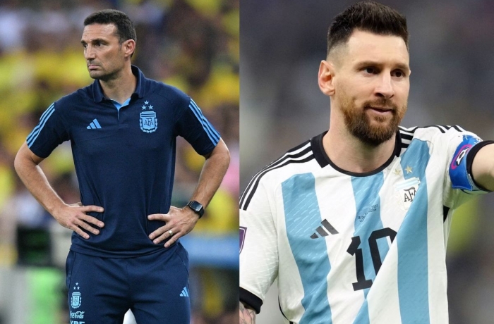HLV Scaloni báo tin Messi trước trận tứ kết Copa America gặp Ecuador