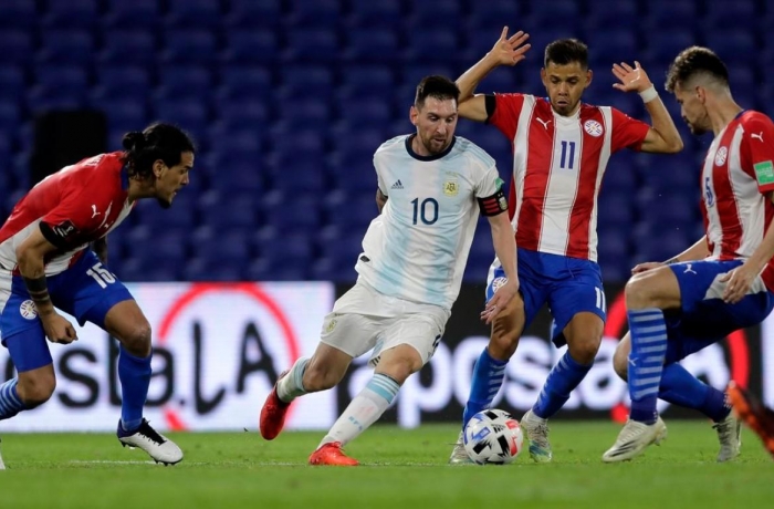 Trực tiếp Paraguay 2-1 Argentina: Đôi công hấp dẫn