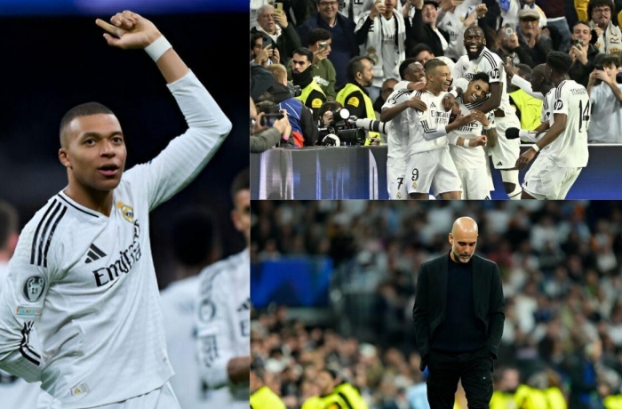 Mbappe rực sáng, Real Madrid hạ gục Man City tiến bước vòng 1/8 Champions League