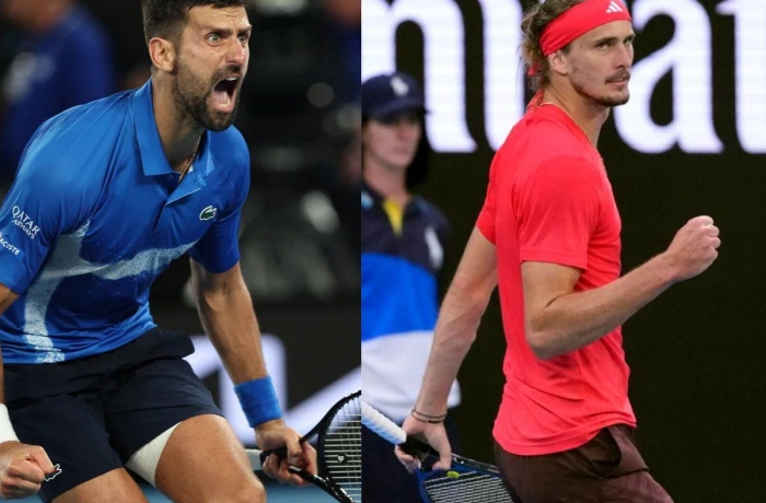 Trực tiếp tennis Novak Djokovic vs Alexander Zverev, 10h30 ngày 24/1