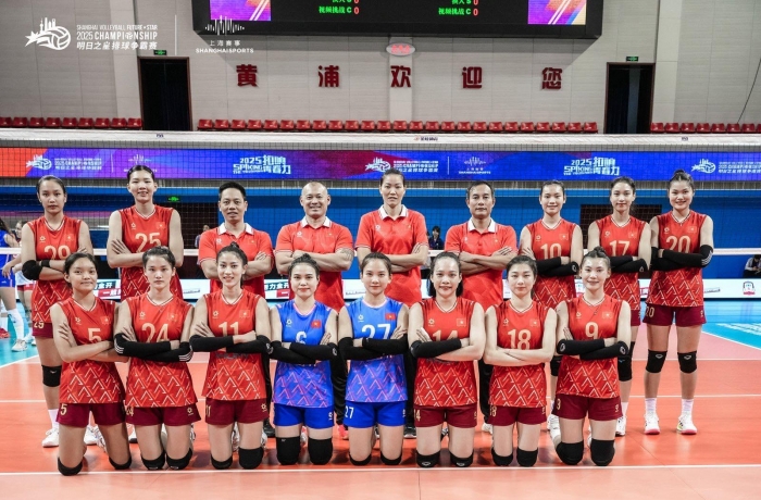 Tuyển bóng chuyền nữ Việt Nam vào bán kết giải Shanghai Future Stars 2025