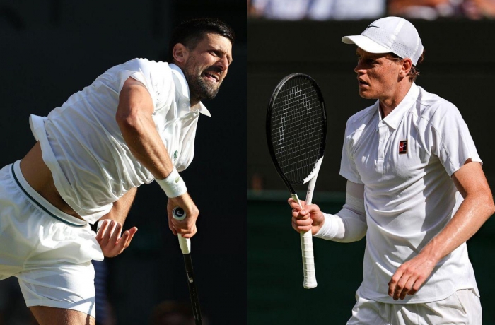 Trực tiếp tennis Novak Djokovic 0-1 Jannik Sinner: Nole nhọc nhằn