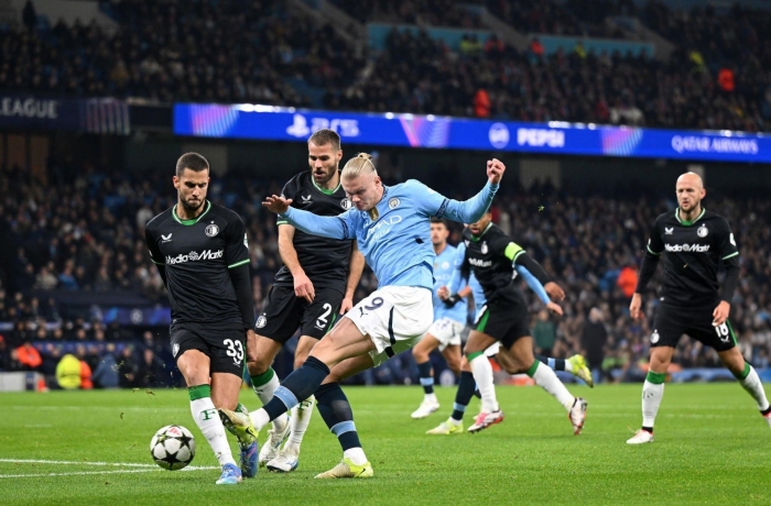 Trực tiếp Man City 3-0 Feyenoord: Haaland lên tiếng