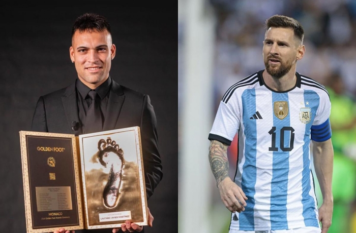 Vượt Messi, Lautaro Martinez giành giải Bàn chân vàng 2024