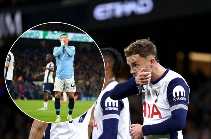 Gục ngã trước Tottenham, Man City thua trận thứ 5 liên tiếp