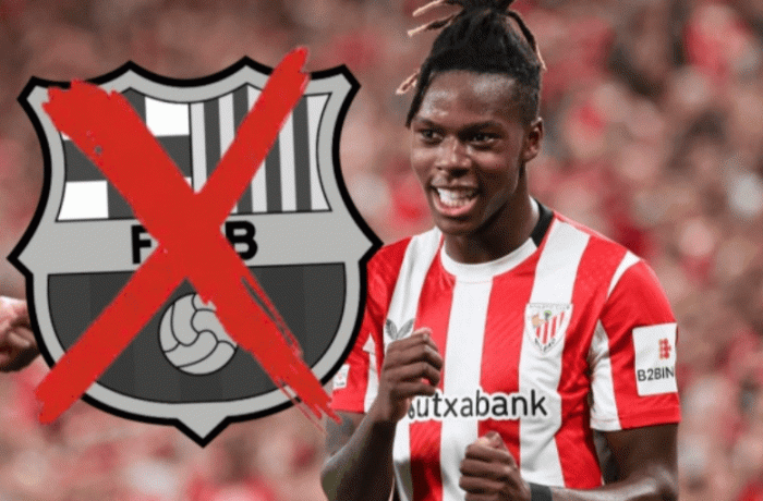 Nico Williams nhận ‘trái đắng’ khi từ chối Barcelona