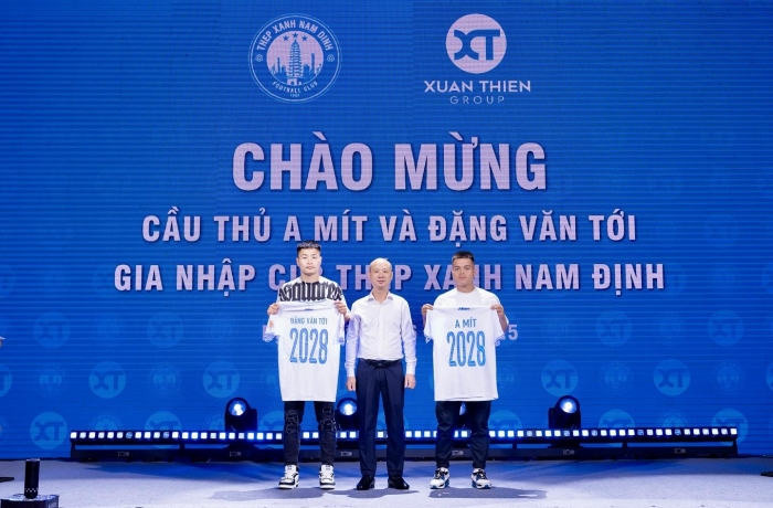Nhà vô địch Nam Định chính thức công bố 2 tân binh