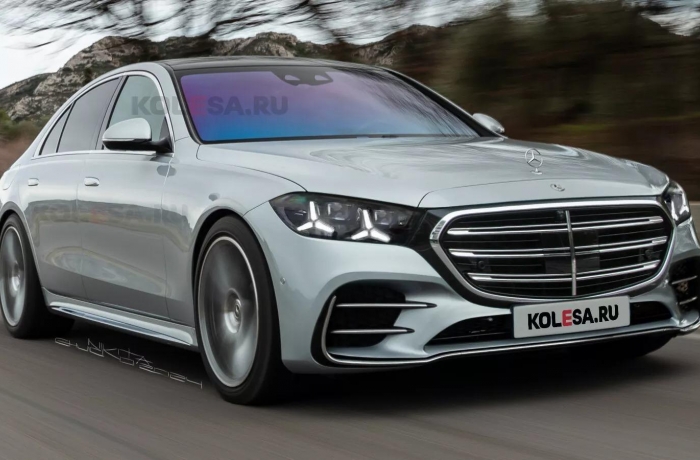 Mercedes-Benz S-Class 2026 lộ hình phác thảo: Lưới tản nhiệt mở rộng, đèn chiếu sáng hình sao