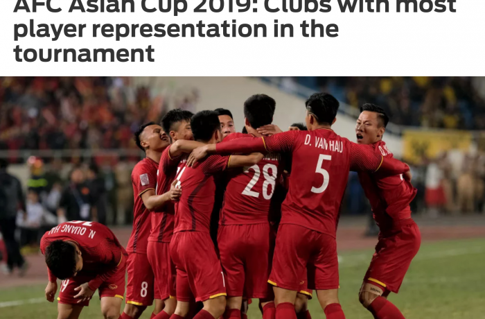 Hà Nội lọt top CLB đóng góp nhiều tuyển thủ cho Asian Cup