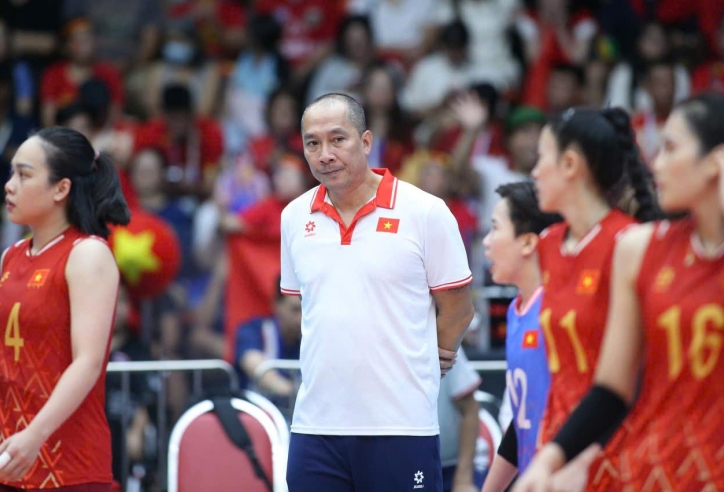 HLV Nguyễn Tuấn Kiệt lên tiếng về pha bóng gây tranh cãi ở set 5