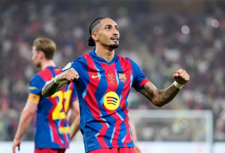 Raphinha bùng nổ, Barcelona hủy diệt Athletic Bilbao