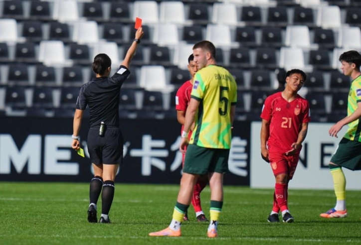 Truyền thông Thái Lan: 'Thẻ đỏ là bước ngoặt khiến U23 Thái Lan gục ngã'
