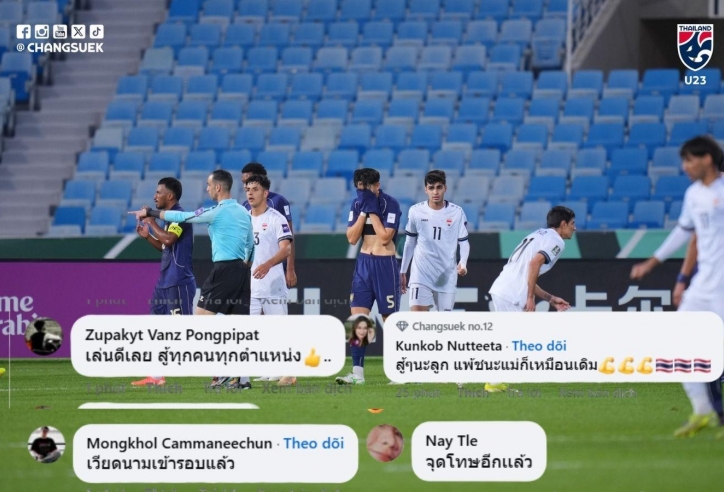 CĐV Thái Lan nhắc đến Việt Nam sau khi trận hòa trước Iraq