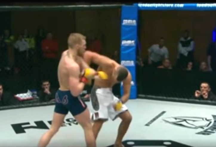 VIDEO: Né đòn thần tốc, McGregor đấm móc như điện tiễn đối thủ vào cơn mê