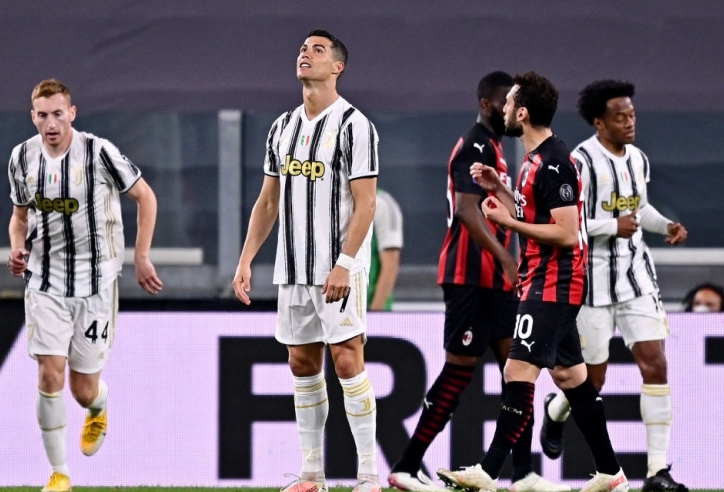 Ronaldo 'tàng hình', Milan đá bay Juventus khỏi top 4 Serie A