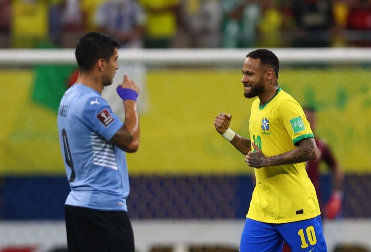 Neymar chói sáng, Brazil vùi dập Uruguay
